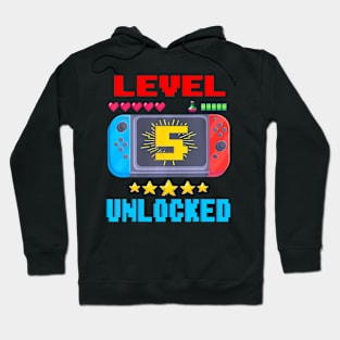 5th Birthday Level 5 Video Birthday Hoodie